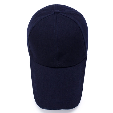 Adjustable Cotton Baseball Cap Long Brim Sunshade Outdoor Sports Hat For Men Women Casual Solid Color Daily Wear