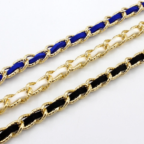 Cintura A Catena Donna Elegante Lega Metallo Intrecciato Pelle Sintetica Gancio Regolabile Con Ciondoli Di Künstliche Perle