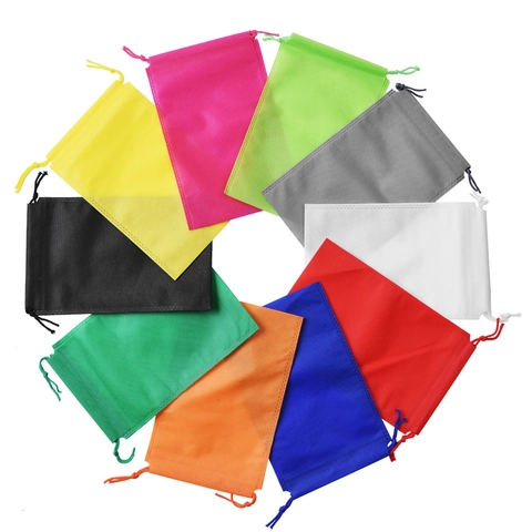Non-Woven Fabric Drawstring Storage Bag Breathable Dustproof Organizer Pouch For Shoes Clothes Travel Minimalist