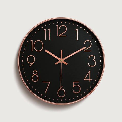 Orologio Da Parete Silenzioso Moderno Minimalista Movimento Al Quarzo Grandi Numeri Arabi Per Soggiorno Camera Ufficio