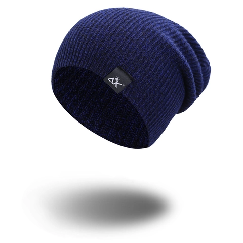 Beanie Hat Winter Warm Knit Cap For Men Women Slouchy Ribbed Soft Polyester Daily Outdoor Casual Solid Color Minimalism