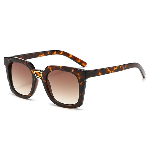 Occhiali Da Sole Quadrati Alla Moda PC Donna Uomo Protezione UV400 Montatura Grande Lenti Sfumate Stile Individuale