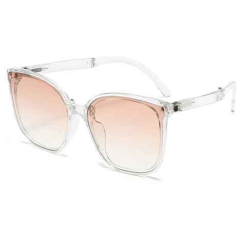 Gafas De Sol Plegables Para Mujer Con Montura PC Lente AC Protección UV400 Moda Portátiles