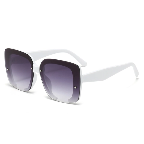 Oversized Square Sunglasses For Women Glitter Sparkly PC Frame Gradient Lenses UV400 Protection Trendy Fashion Eyewear