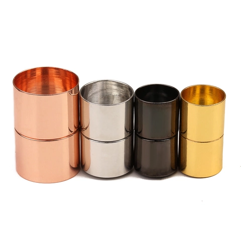 Cylindrical Magnetic Clasp Copper Metal Jewelry Connector For DIY Bracelet Necklace Making Findings Accessory