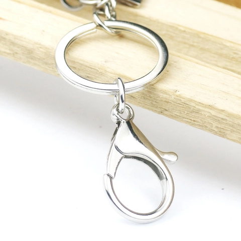 Metal Fitness Keychain For Men Women Rugby Boxing Glove Barbell Dumbbell Strong Beautiful Health Inspirational Quote Sport Jewelry Key Ring Gift