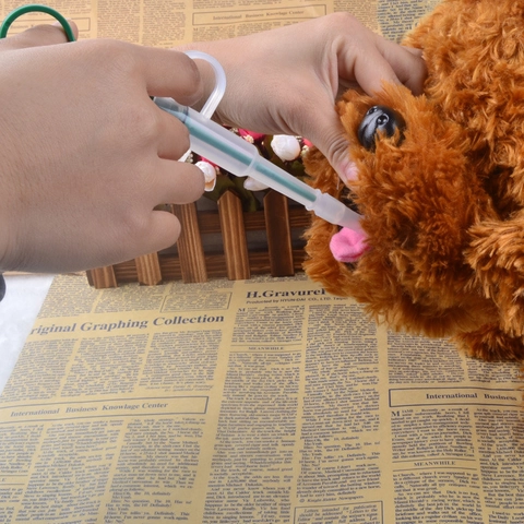 Pet Pill Dispenser Syringe Medical Feeding Tool For Dogs Cats With Soft Silicone Tips Reusable Nursing Supplies