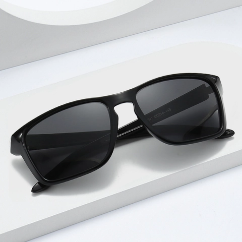 Gafas De Sol Polarizadas Cuadradas Protección UV400 Montura PC Lentes TAC Deporte Al Aire Libre Ciclismo Conducción Hombre Mujer