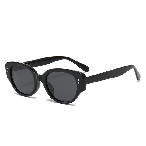 Cat Eye Οβάλ Γυαλιά Ηλίου TAC Πολωμένα Προστασία UV400 Σκελετός PC Ρετρό Στυλ Y2K Για Γυναίκες Με Πριτσίνια