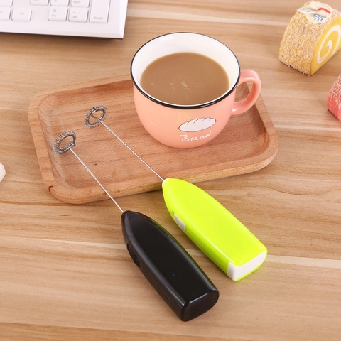 Electric Milk Frother Handheld Egg Beater Stainless Steel Portable Mini Mixer For Coffee Eggs Kitchen Gadget