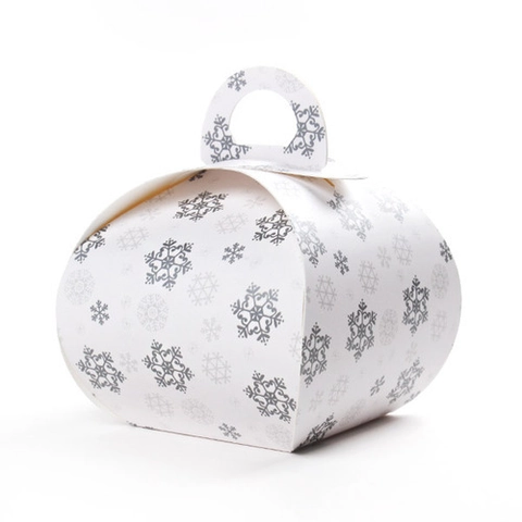Scatole Regalo Di Natale Confezione In Carta Portatile Per Caramelle Con Manico Per Festa Decorazioni Festive
