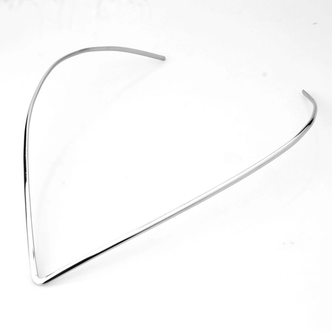 Gargantilla Minimalista de Acero Inoxidable en Forma de V para Mujer Collar Abierto Geométrico Pulido Joyería de Moda