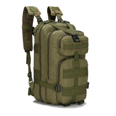 Tactical Backpack 3P Assault Pack Waterproof Oxford Cloth Molle System Outdoor Hiking Camping Military Style Daypack
