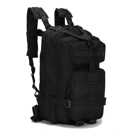 Zaino Tattico 3P 600D Tessuto Oxford Impermeabile Sistema MOLLE Stile Militare Escursionismo Campeggio Outdoor Unisex
