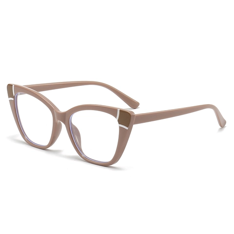 Monture De Lunettes Oeil De Chat Pour Femmes TR90 Anti Lumière Bleue Mode Rétro Style Simple