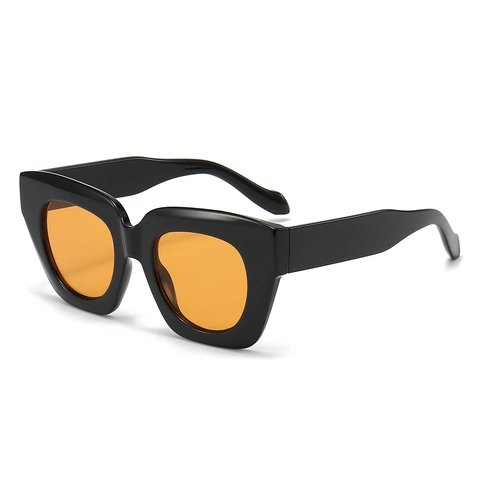 Lunettes De Soleil Carrées Surdimensionnées Style Vintage Rétro Protection UV400 Lunettes De Mode Pour Hommes Femmes
