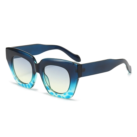 Lunettes De Soleil Carrées Surdimensionnées Style Vintage Rétro Protection UV400 Lunettes De Mode Pour Hommes Femmes