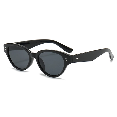 Occhiali Da Sole Cat Eye Per Donna Vintage Y2K Moda Protezione UV Montura In PC Con Decorazione A Rivetti
