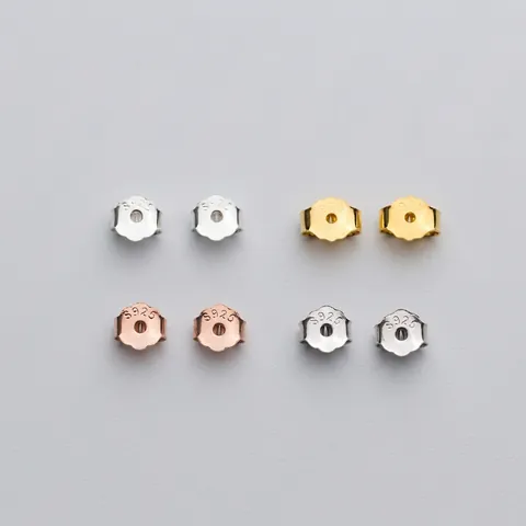 Chiusure Per Orecchini In Argento Sterling 925 Farfalla Per La Creazione Di Gioielli Fai Da Te