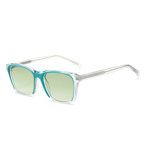 Occhiali Da Sole Quadrati Moda Donna TR90 Montura Grande Anti Luce Blu Tendenza Protezione UV Design Retro Leggero