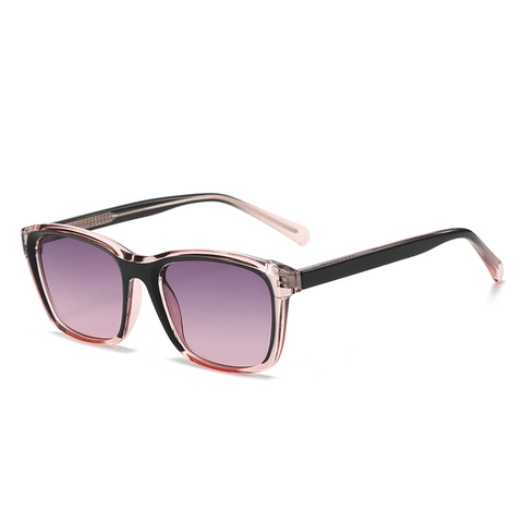 Occhiali Da Sole Quadrati Moda Donna TR90 Montura Grande Anti Luce Blu Tendenza Protezione UV Design Retro Leggero
