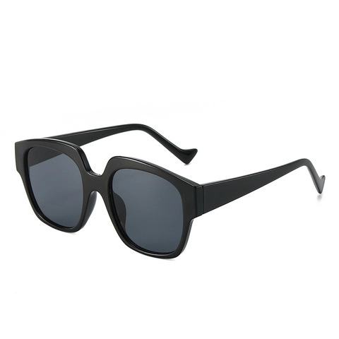 Oversized Square Cat Eye Sunglasses For Women UV400 Protection Retro Tortoiseshell PC Frame AC Gradient Lens Fashion Shades