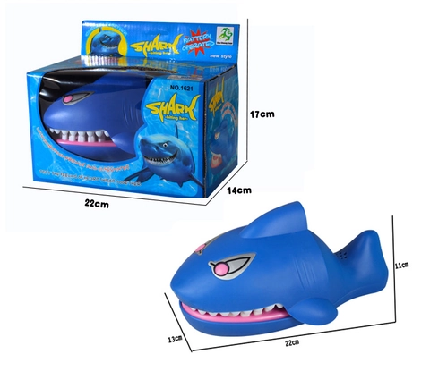 Shark Biting Finger Game Toy For Kids Funny Prank Desktop Interactive Toy With LED Light And Sound Effects ABS Plastic Gift