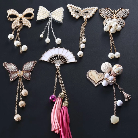 Alloy Charms Anhänger Diy Kunstperle Strass Für Handyhülle Dekor Schmuckherstellung Schmetterling Schleife Herz Form
