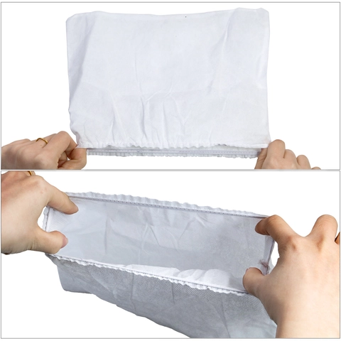 Sacs De Collecteur De Poussière Pour Aspirateur À Ongles En Tissu Non Tissé Avec Ouverture Élastique