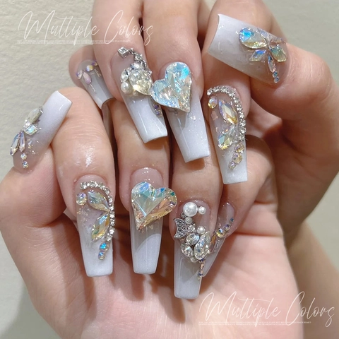 Nail Art Rhinestones K9 Glass Crystal Aurora Symphony Mixed Shapes Pointed Bottom Charms Decoration DIY