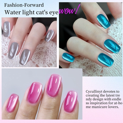 Smalto Gel Occhio Di Gatto UV LED Soak Off Magnetico Glitter Bagliore Luce Acqua DIY Nail Art Salone Manicure Professionale
