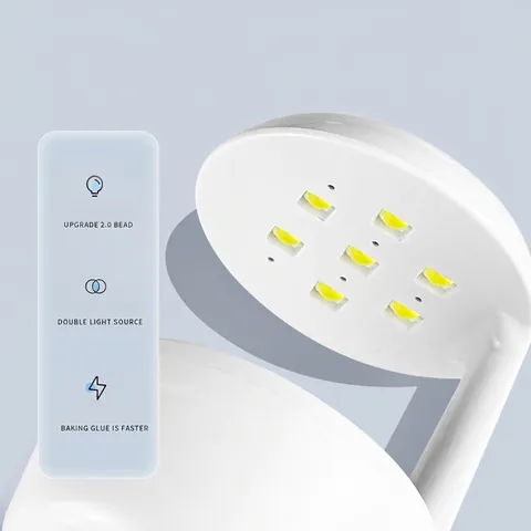 Μίνι Λάμπα Νυχιών UV LED Φορητή Με Αισθητήρα Για Στέγνωμα Τζέλ Μανικιούρ Επαγγελματικό Εργαλείο Επιτραπέζιο