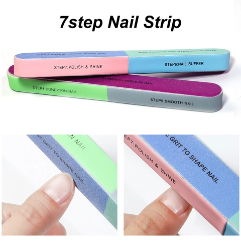 Professional Nail Art Care Tools Sandpaper Nail Files Polishing Buffers Blocks Cleaning Brush Manicure Accessories
