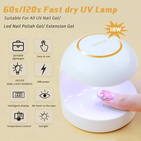 Mini Lampada Per Unghie LED UV Portatile Luce Di Polimerizzazione Per Smalto Gel Alimentata Tramite USB Modalità Doppio Timer