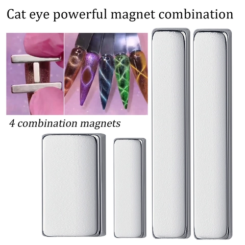 Cat Eye Nail Magnet Tools For Manicure Silver Metal Strong Magnet Sticks Salon Accessory