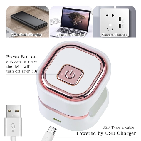 Mini Lámpara De Uñas UV LED Secador De Uñas Portátil Secado Rápido Alimentado Por USB Para Esmalte En Gel Manicura