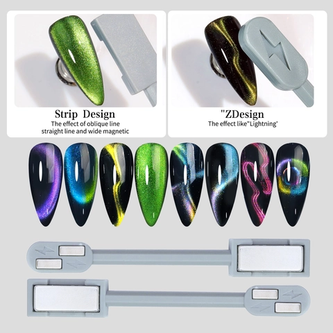 Katzenauge Magnetstab Für Nagel Gel Polnisch Kreuz Blitz Design Starker Magnetischer Effekt Profi Maniküre DIY Nail Art Tool