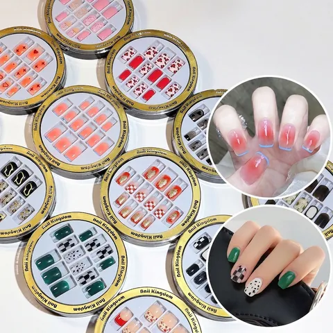 Unghie Finte A Pressione Flessibili Punte Per Unghie Artificiali Senza Cuciture Per Manicure Bellezza DIY