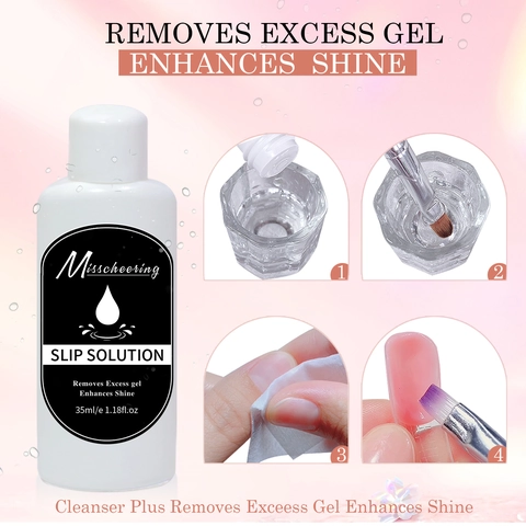 Nail Extension Gel Kit Acrylic Polygel Slip Solution Dual Forms Brush Pusher File Professional DIY Manicure Tools