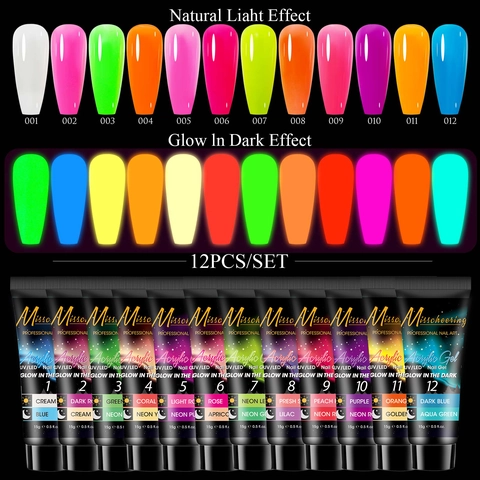 Gel Professionale Per Allungamento Unghie Poly Gel Acrilico Multicolore Costruzione Rapida Smalto UV LED Manicure Salone DIY Art