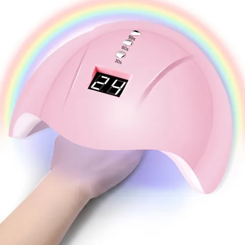 36W UV LED Nail Lamp Portable USB Powered Dryer Smart Induction Digital Display Curing Light For Gel Polish Professional