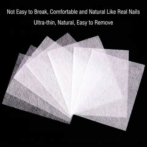 Non-Woven Nail Satin Extension Fiber Fiberglass Wrap For Repair And Reinforcement Professional Manicure Tools Accessories