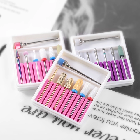 Professional Ceramic Tungsten Steel Nail Drill Bits Gel Polish Removal Dead Skin Cleaning Manicure Pedicure Accessories