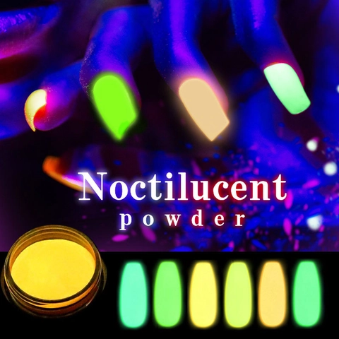Polvere Luminosa Per Unghie Fluorescente Pigmento Neon Decorazione Per Manicure Professionale DIY Colorata