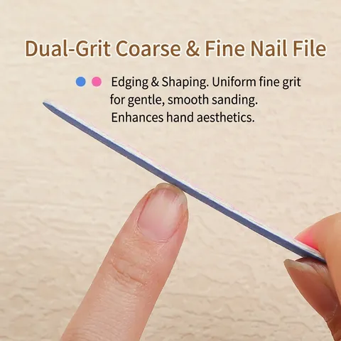 Double Sided Nail Files Wood Sandpaper Manicure Pedicure Tools For Shaping Polishing Washable Portable Finger Care