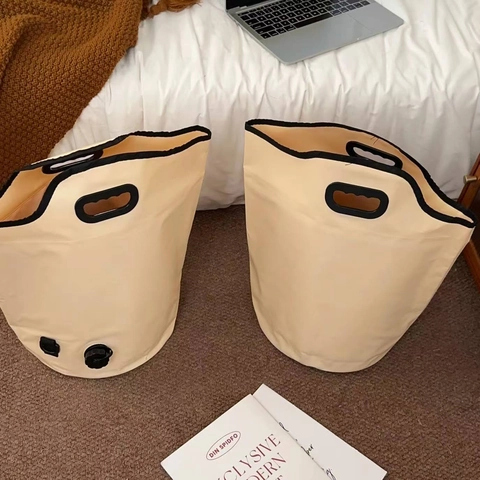 Tragbarer Fußbad Eimer PVC Faltbar Tief Spa Badetasche Wasserdicht Massage Wanne Heim Reise