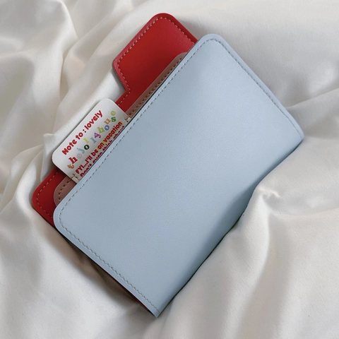 Passport Holder Travel Wallet PU Leather Color Block Multi Card Slot Document Organizer Case Urban Minimalist For Men And Women