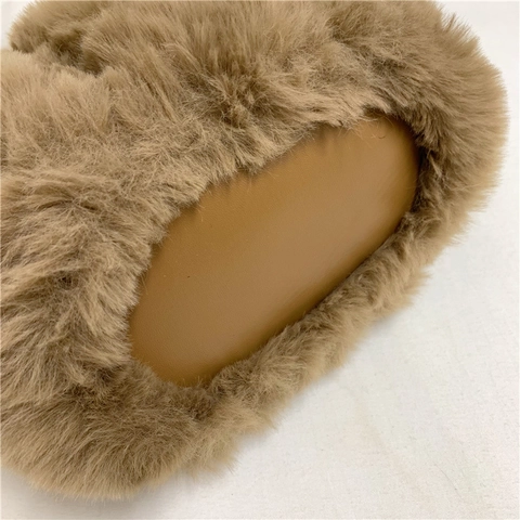 Borsa A Mano In Peluche Da Donna Borsa A Nuvola In Pelliccia Sintetica Con Manico Intrecciato Borsa A Tracolla Invernale Versatile Elegante