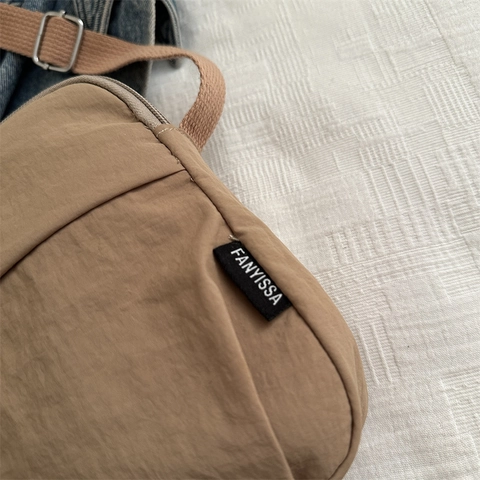 Women Mini Shoulder Crossbody Bag Waterproof Oxford Cloth Multi Pocket Small Square Trendy Portable Phone Pouch