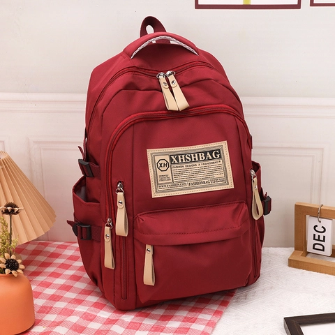 Grote Capaciteit Schoolrugzak Nylon Multi Zakken Casual Reizen Dagrugzak Voor Studenten Lichtgewicht